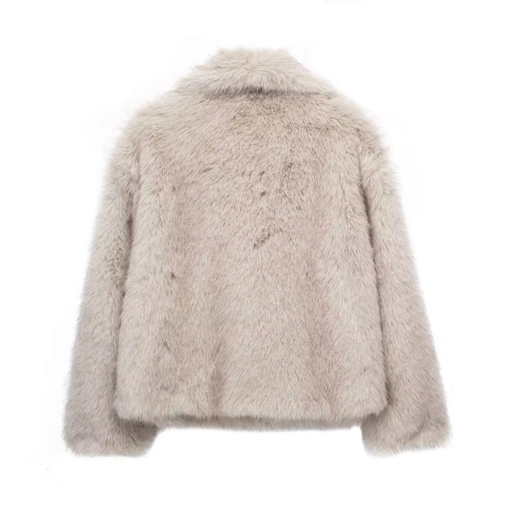 Ella | Luxury Faux Fur Coat - Maison Léa & Lou