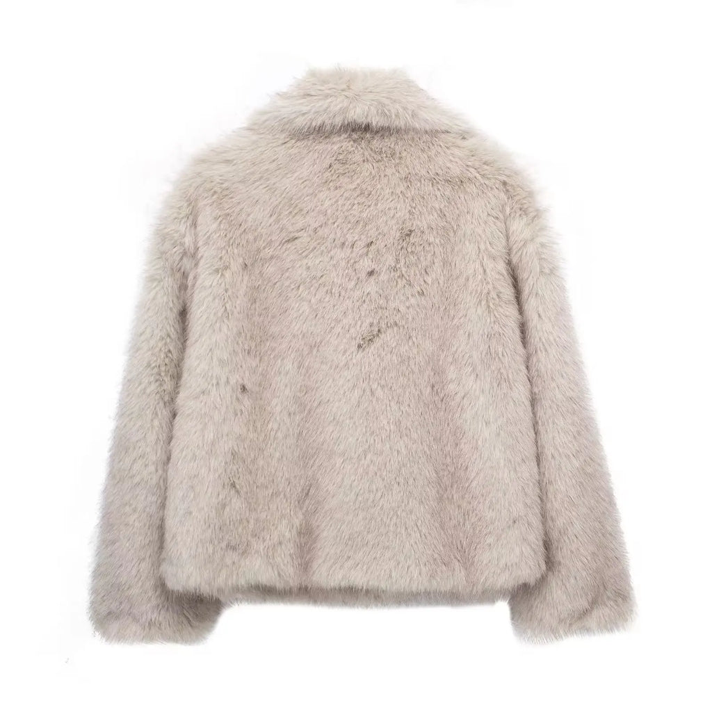 Ella | Luxury Faux Fur Coat - Maison Léa & Lou
