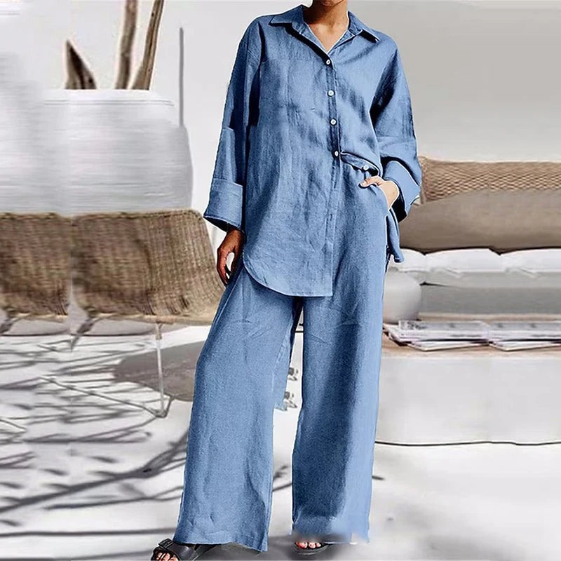 Pernille™ | Oversized Sæt med To Dele - Maison Léa &amp; Lou