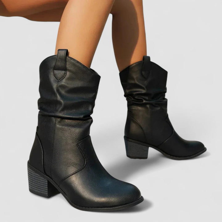 Vivian – Orthopedic Leather Boots - Maison Léa &amp; Lou