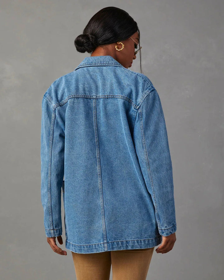 Mette™ | Denim Blazer - Maison Léa &amp; Lou