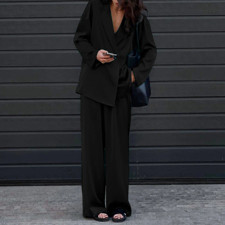 Tove™ | Stilfuldt Sæt i Silke-look - Maison Léa &amp; Lou