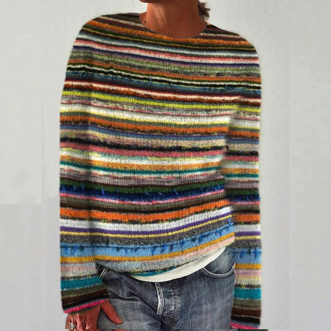 Esteri - Retro Scandinavian knitted sweater - Maison Léa & Lou