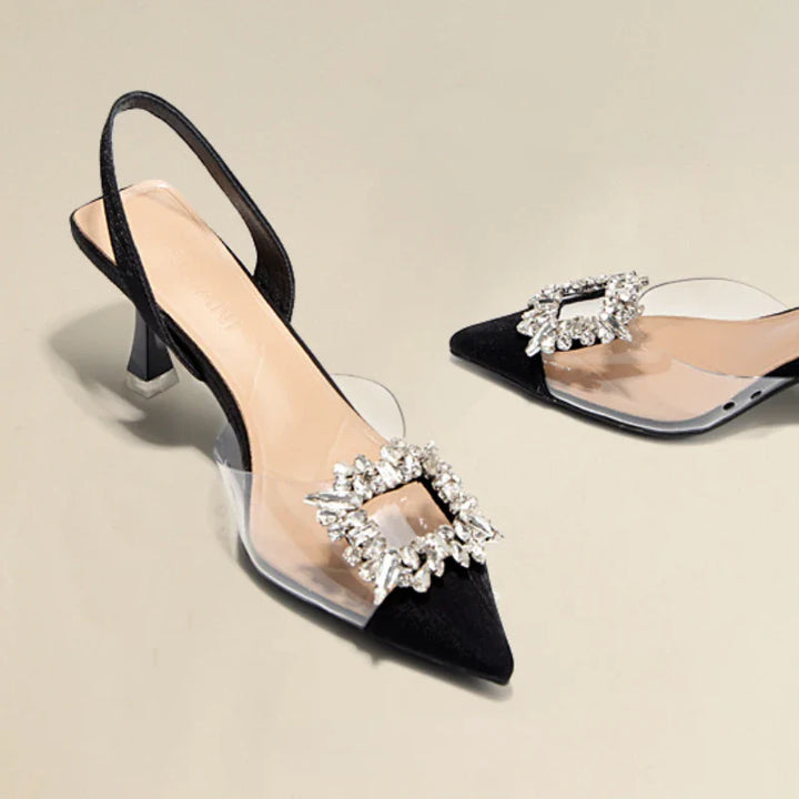 ROCHELLE™ – Sophisticated Sparkle Pointed Heels - Maison Léa &amp; Lou