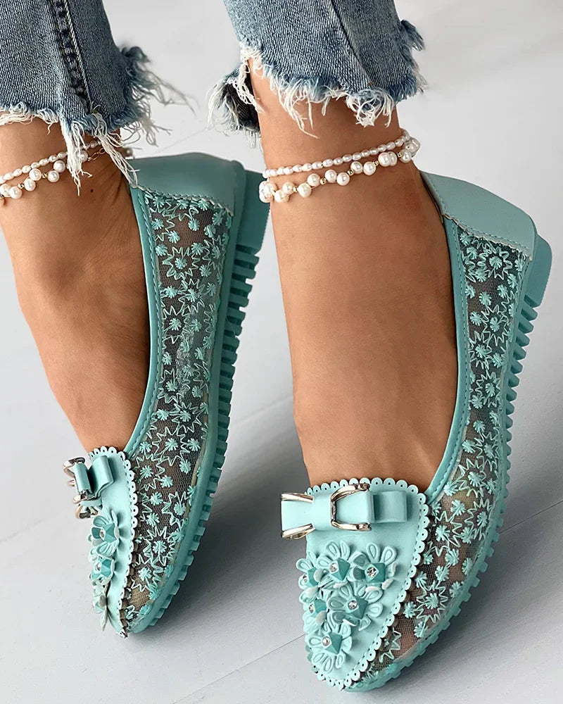RAFFAELLA | Eleganti Ballerine Ortopediche con Supporto per il Sollievo dal Dolore e Design Romantico per Ogni Giorno