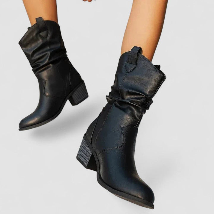 Vivian – Orthopedic Leather Boots - Maison Léa &amp; Lou