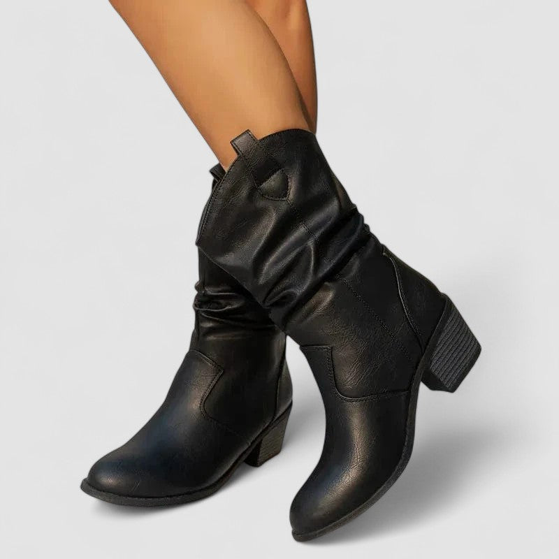 Vivian – Orthopedic Leather Boots - Maison Léa &amp; Lou