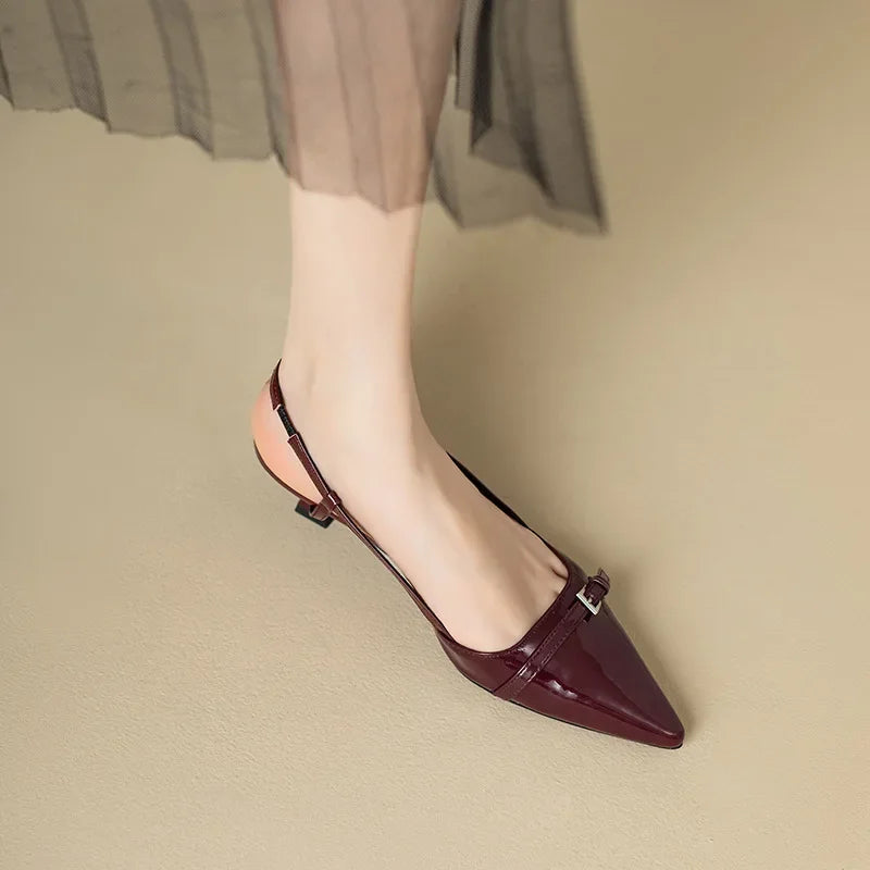 MIRELLA™ – Classic Mid-Heel Sandals - Maison Léa &amp; Lou