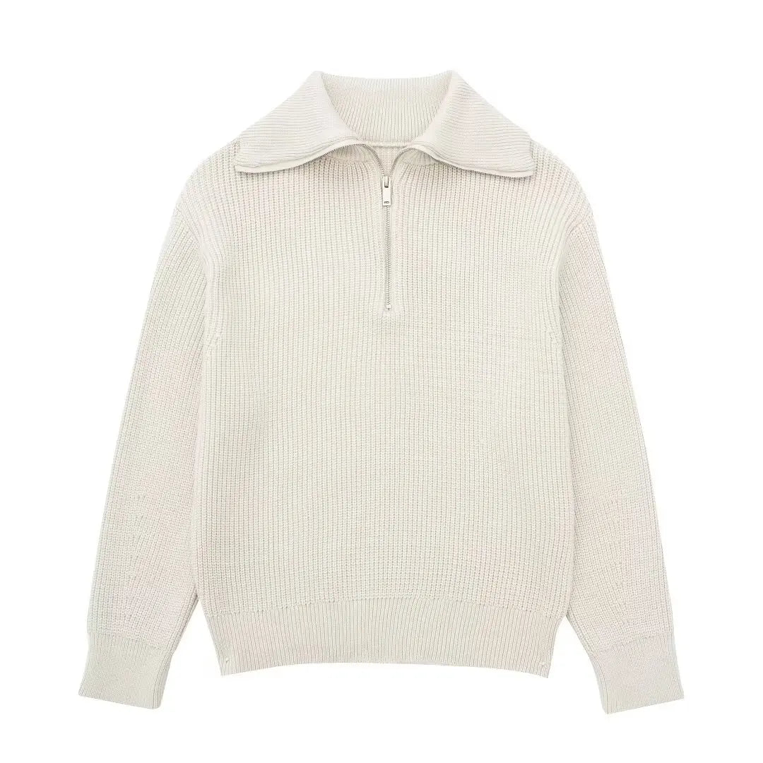 VIRGINIA™ | Zip-up Sweater - Maison Léa &amp; Lou