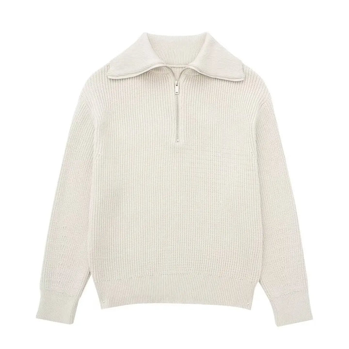 VIRGINIA™ | Zip-up Sweater - Maison Léa &amp; Lou
