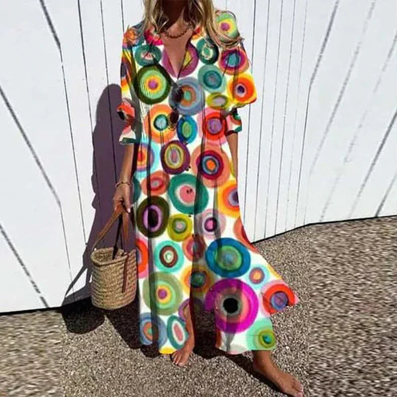 MELISSA™ - Chic Boho Maxi Dress - Maison Léa &amp; Lou