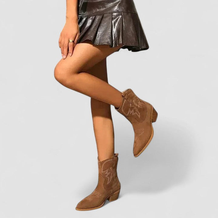 Lillian – Orthopedic Western Boots - Maison Léa &amp; Lou