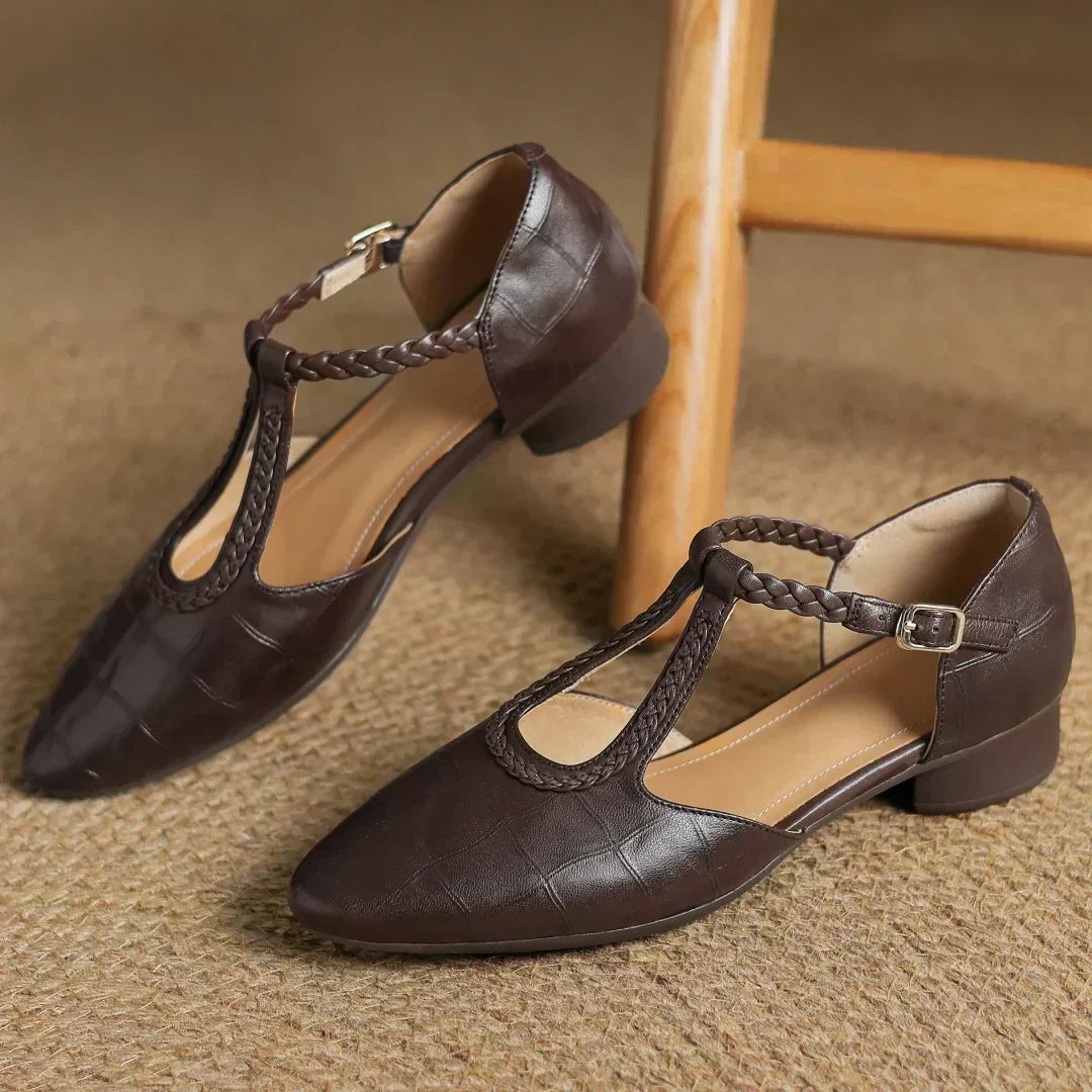Katharina™ | Elegant Leather Shoes - Maison Léa &amp; Lou