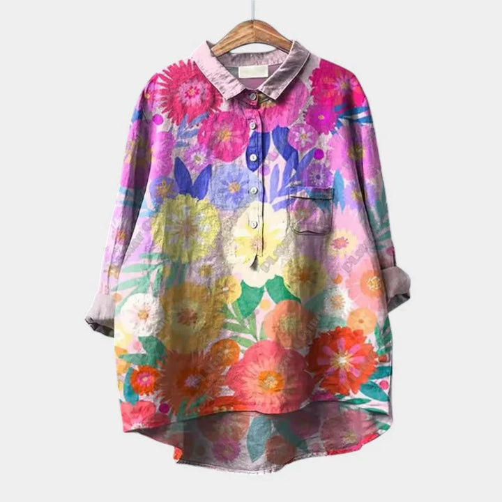 TALLIE™ – Relaxed Printed Blouse - Maison Léa &amp; Lou