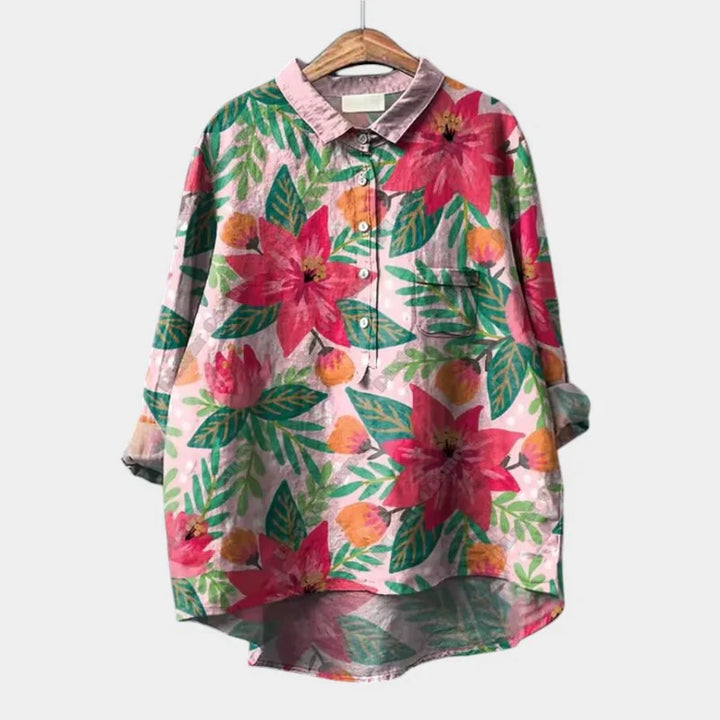 TALLIE™ – Relaxed Printed Blouse - Maison Léa &amp; Lou