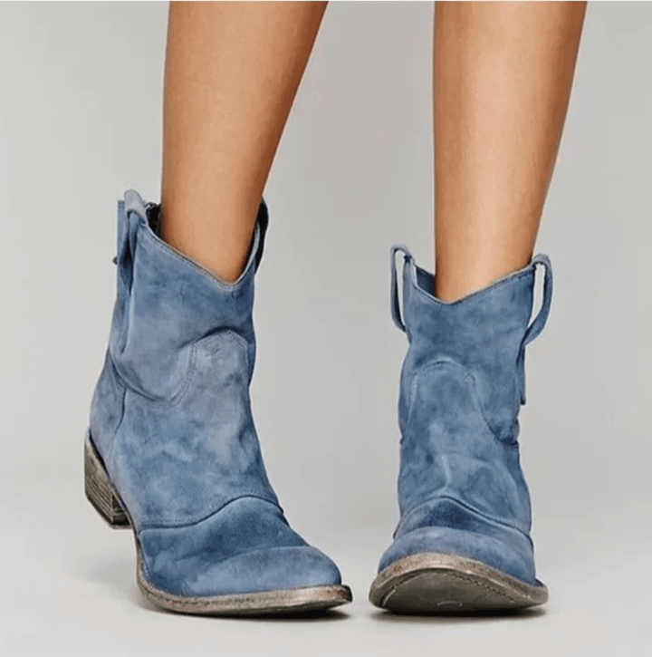 Charlotte - Suede-Orthopedic-Boots - Maison Léa &amp; Lou