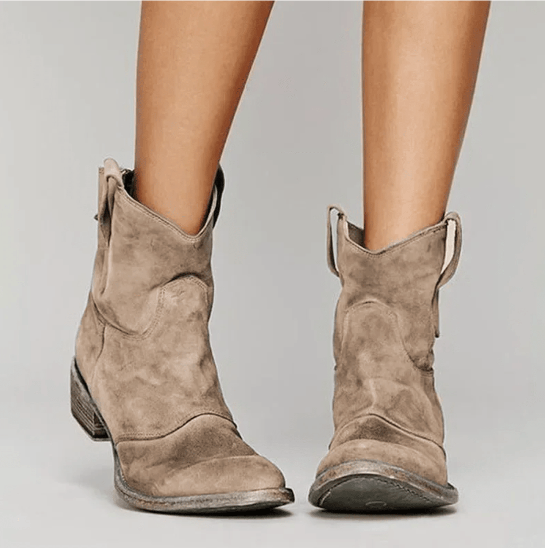Charlotte - Suede-Orthopedic-Boots - Maison Léa & Lou