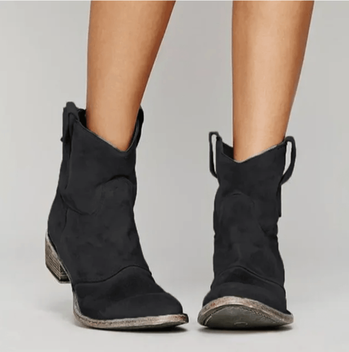 Charlotte - Suede-Orthopedic-Boots - Maison Léa &amp; Lou