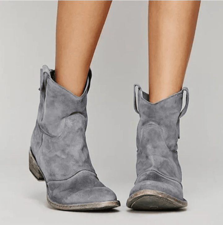 Charlotte - Suede-Orthopedic-Boots - Maison Léa &amp; Lou