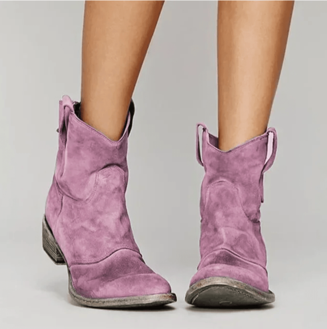 Charlotte - Suede-Orthopedic-Boots - Maison Léa &amp; Lou