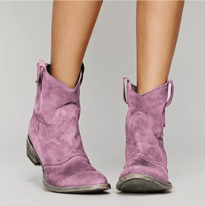 Charlotte - Suede-Orthopedic-Boots - Maison Léa &amp; Lou