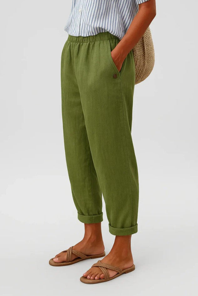 Romina™ Timeless Linen-look Trousers - Maison Léa &amp; Lou
