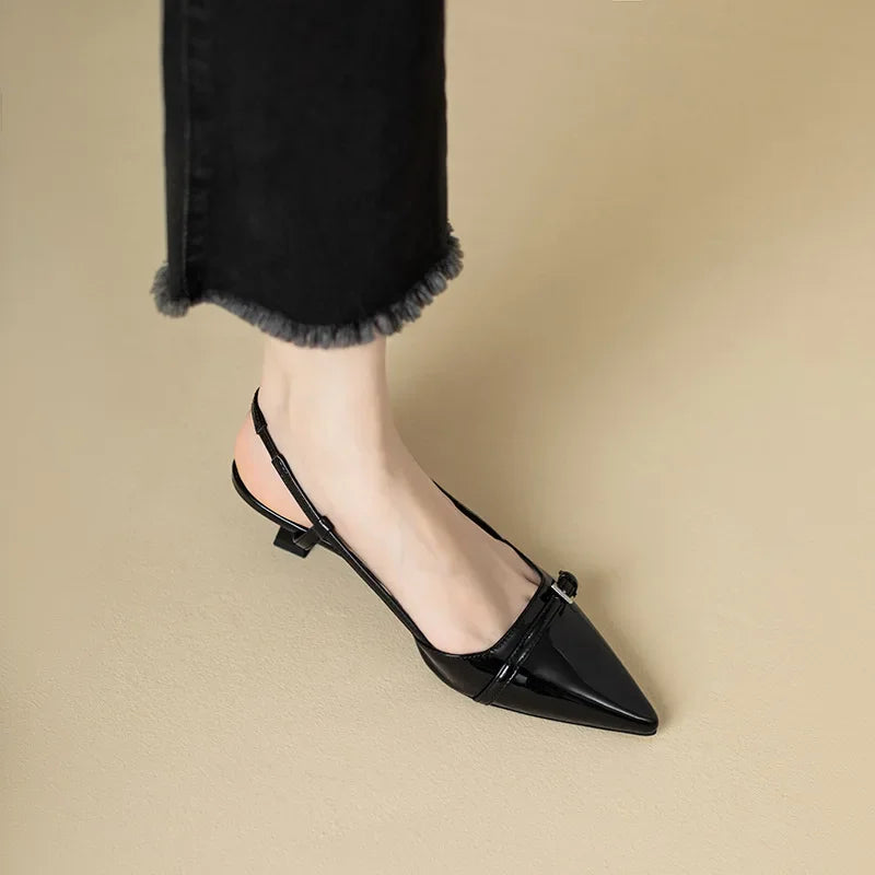 MIRELLA™ – Classic Mid-Heel Sandals - Maison Léa &amp; Lou