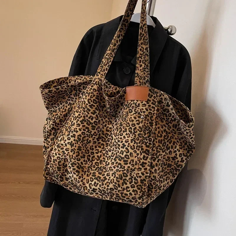 ODILE™– Effortless Chic Leopard Tote Bag - Maison Léa & Lou