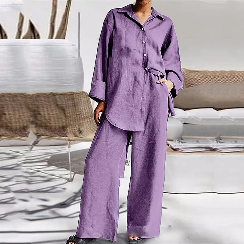 Pernille™ | Oversized Sæt med To Dele - Maison Léa &amp; Lou