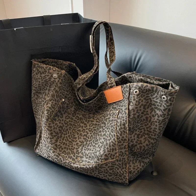 ODILE™– Effortless Chic Leopard Tote Bag - Maison Léa &amp; Lou