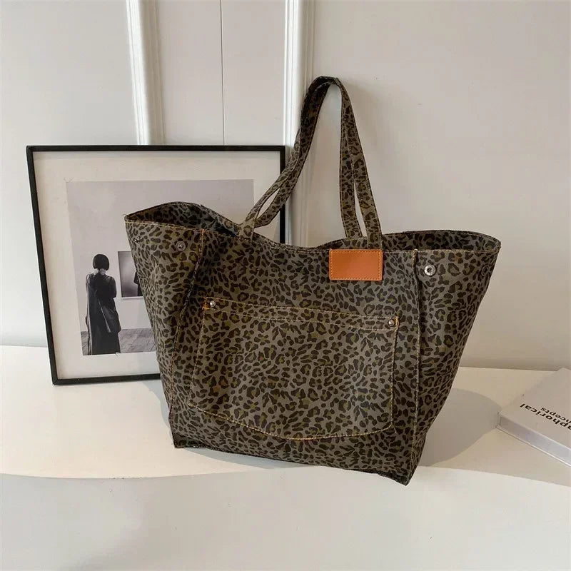 ODILE™– Effortless Chic Leopard Tote Bag - Maison Léa &amp; Lou