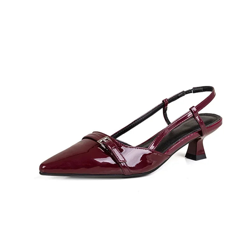 MIRELLA™ – Classic Mid-Heel Sandals - Maison Léa &amp; Lou