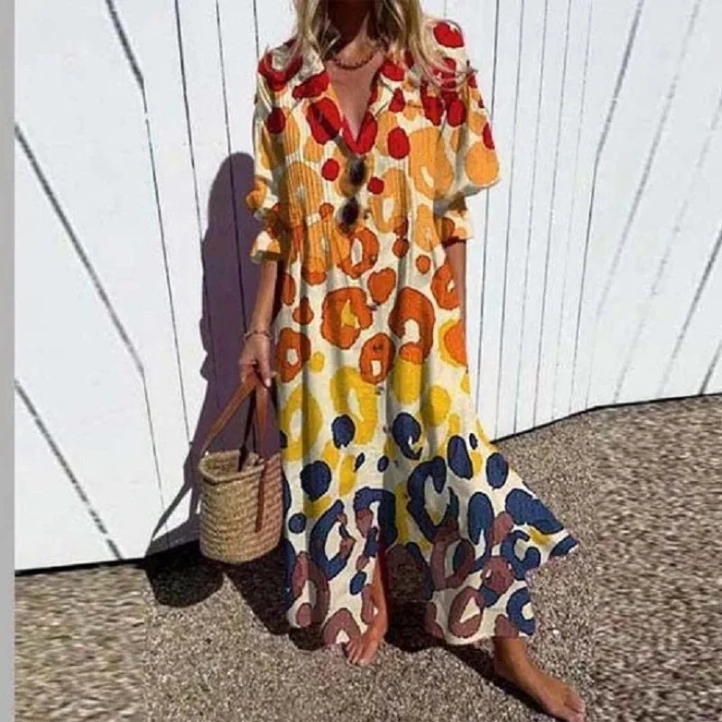 MELISSA™ - Chic Boho Maxi Dress - Maison Léa &amp; Lou