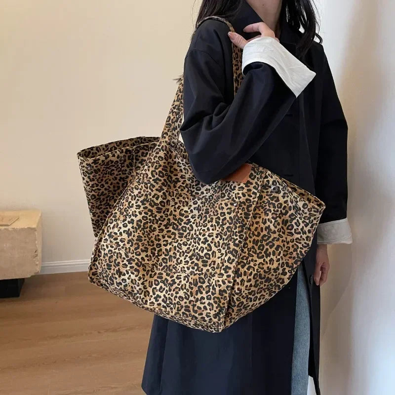 ODILE™– Effortless Chic Leopard Tote Bag - Maison Léa &amp; Lou