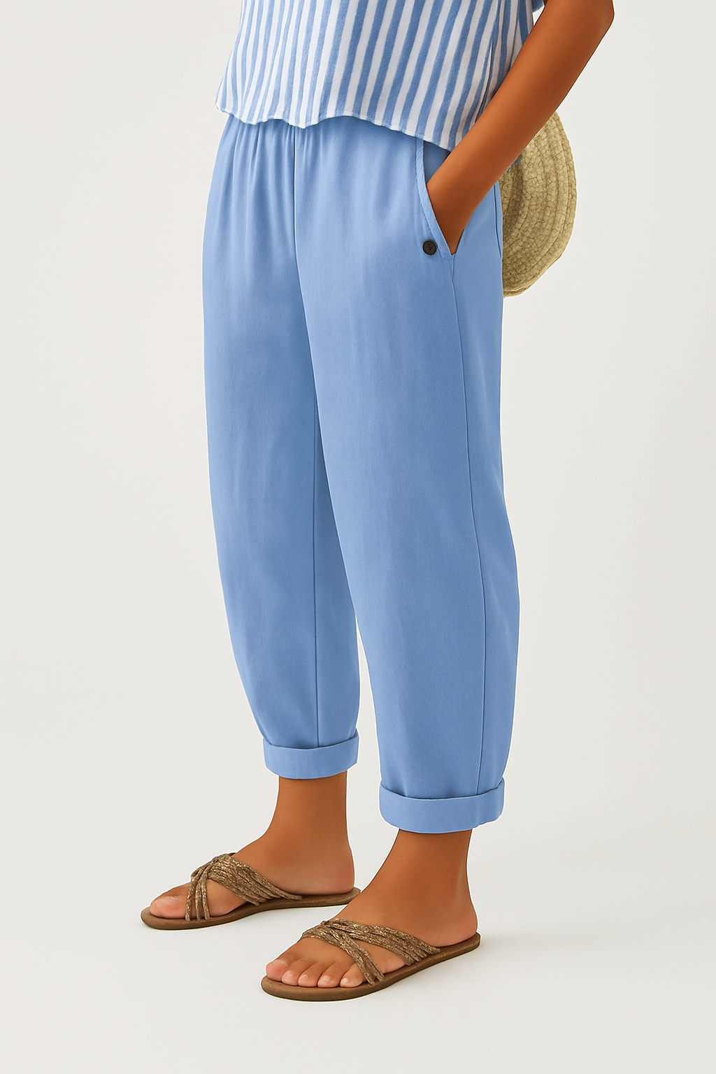Romina™ Timeless Linen-look Trousers - Maison Léa &amp; Lou