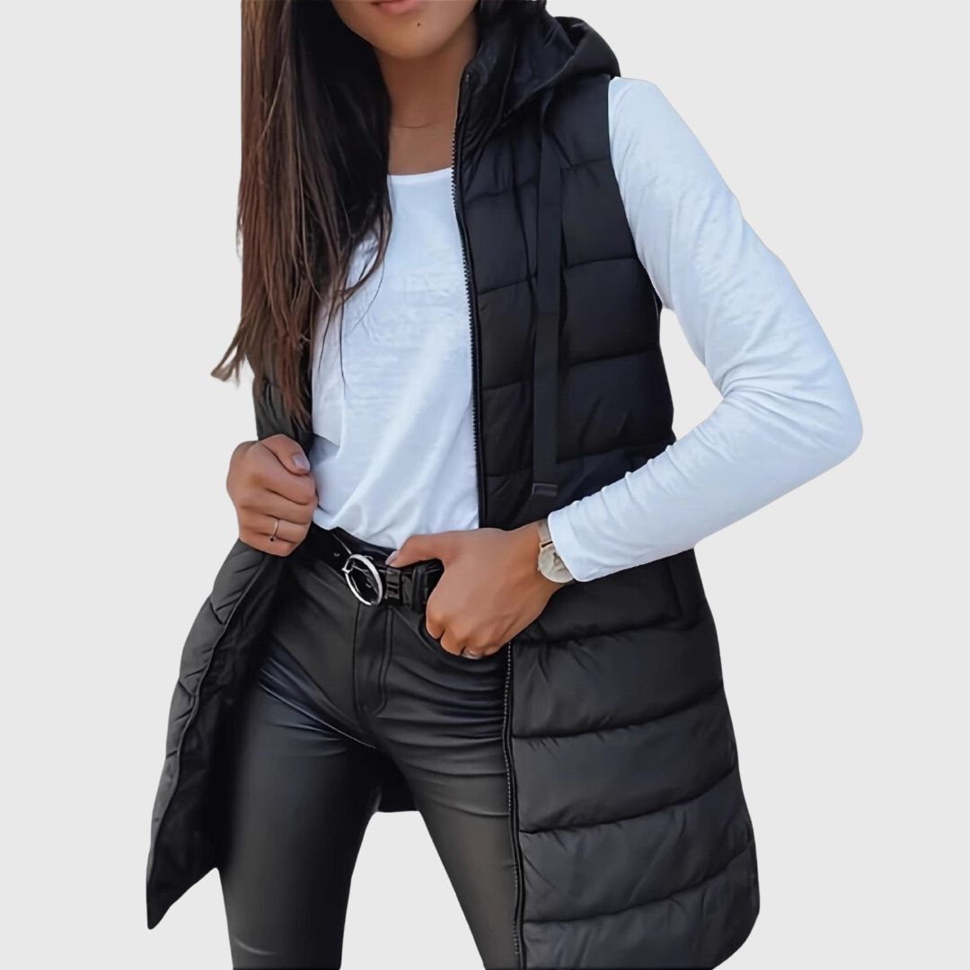 CLARISSA™ | Hooded Puffer Vest - Maison Léa &amp; Lou