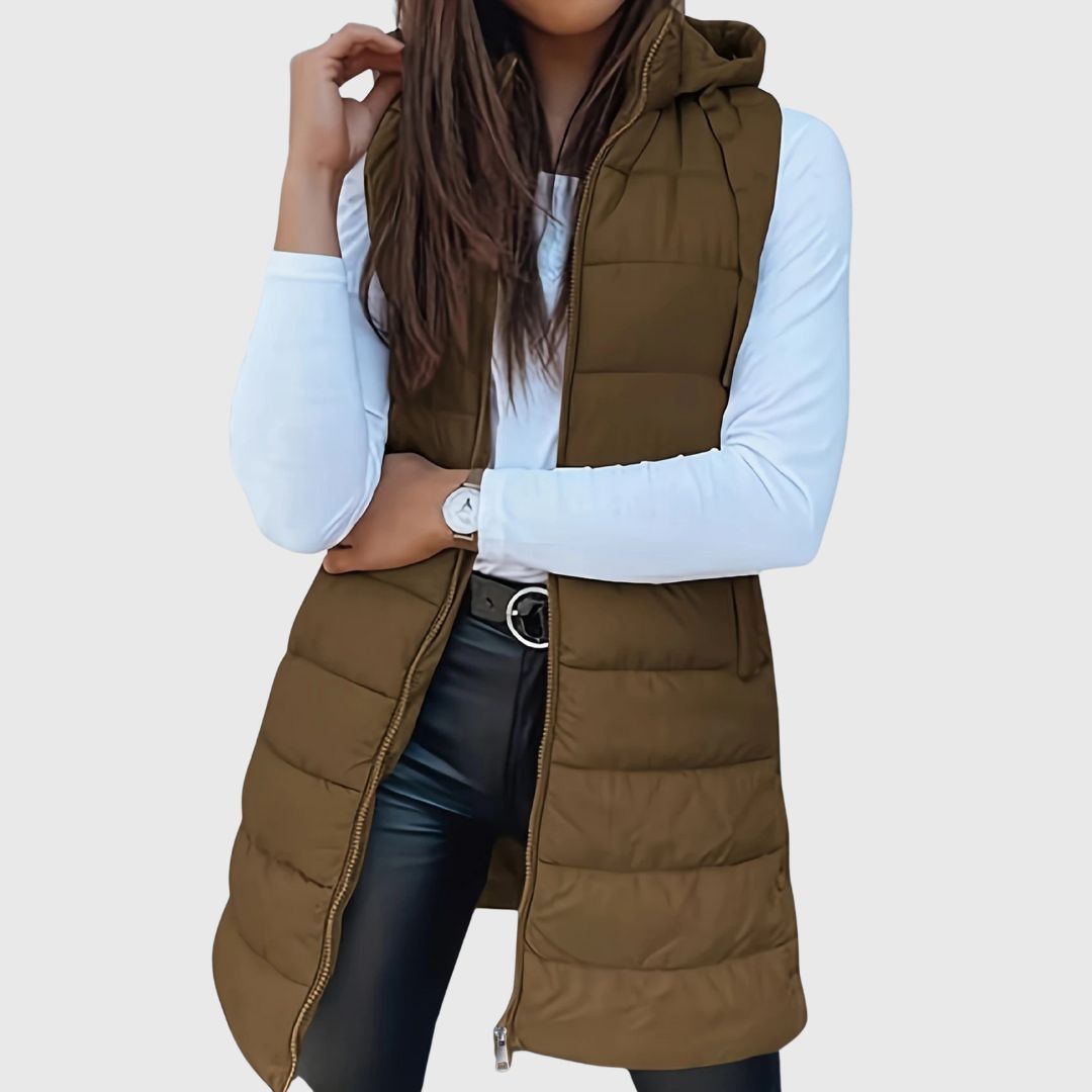 CLARISSA™ | Hooded Puffer Vest - Maison Léa &amp; Lou