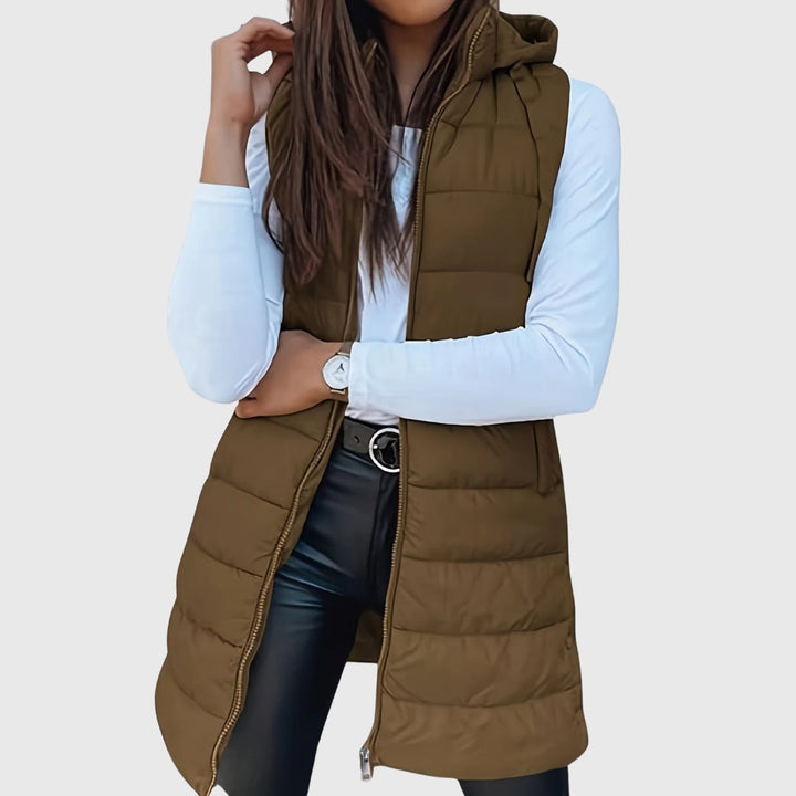 CLARISSA™ | Hooded Puffer Vest - Maison Léa &amp; Lou