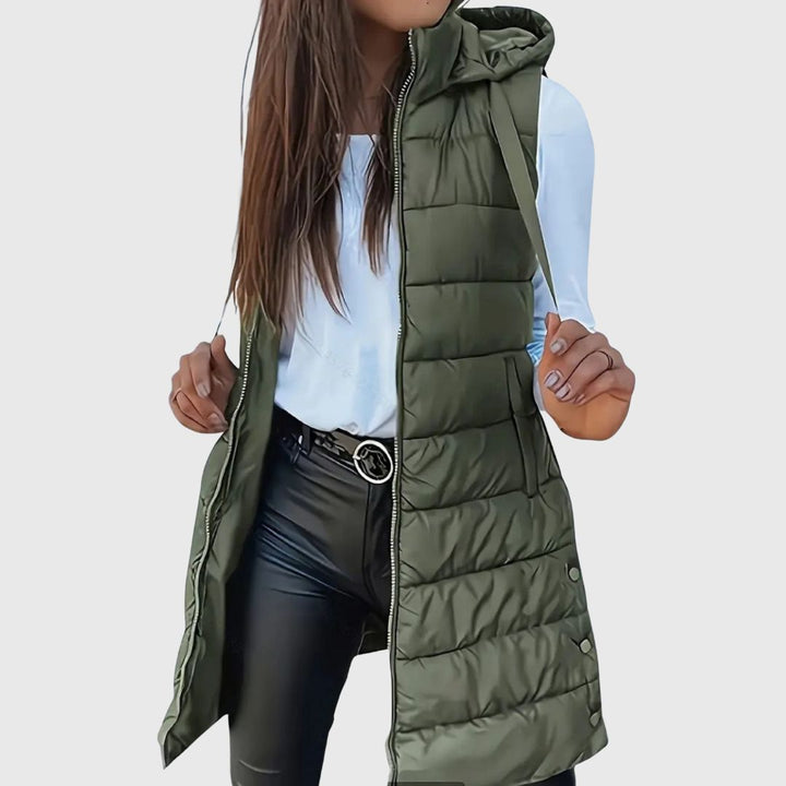 CLARISSA™ | Hooded Puffer Vest - Maison Léa &amp; Lou