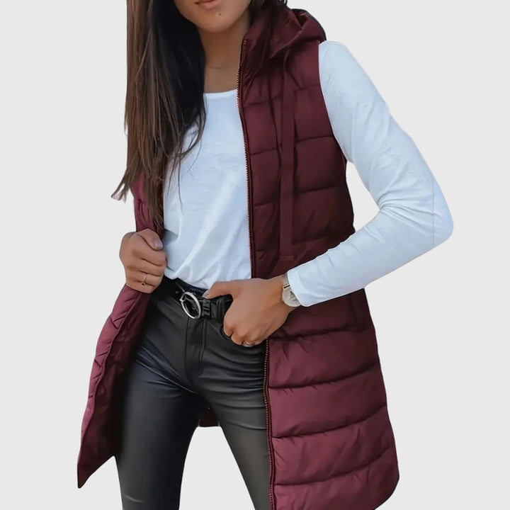 CLARISSA™ | Hooded Puffer Vest - Maison Léa &amp; Lou