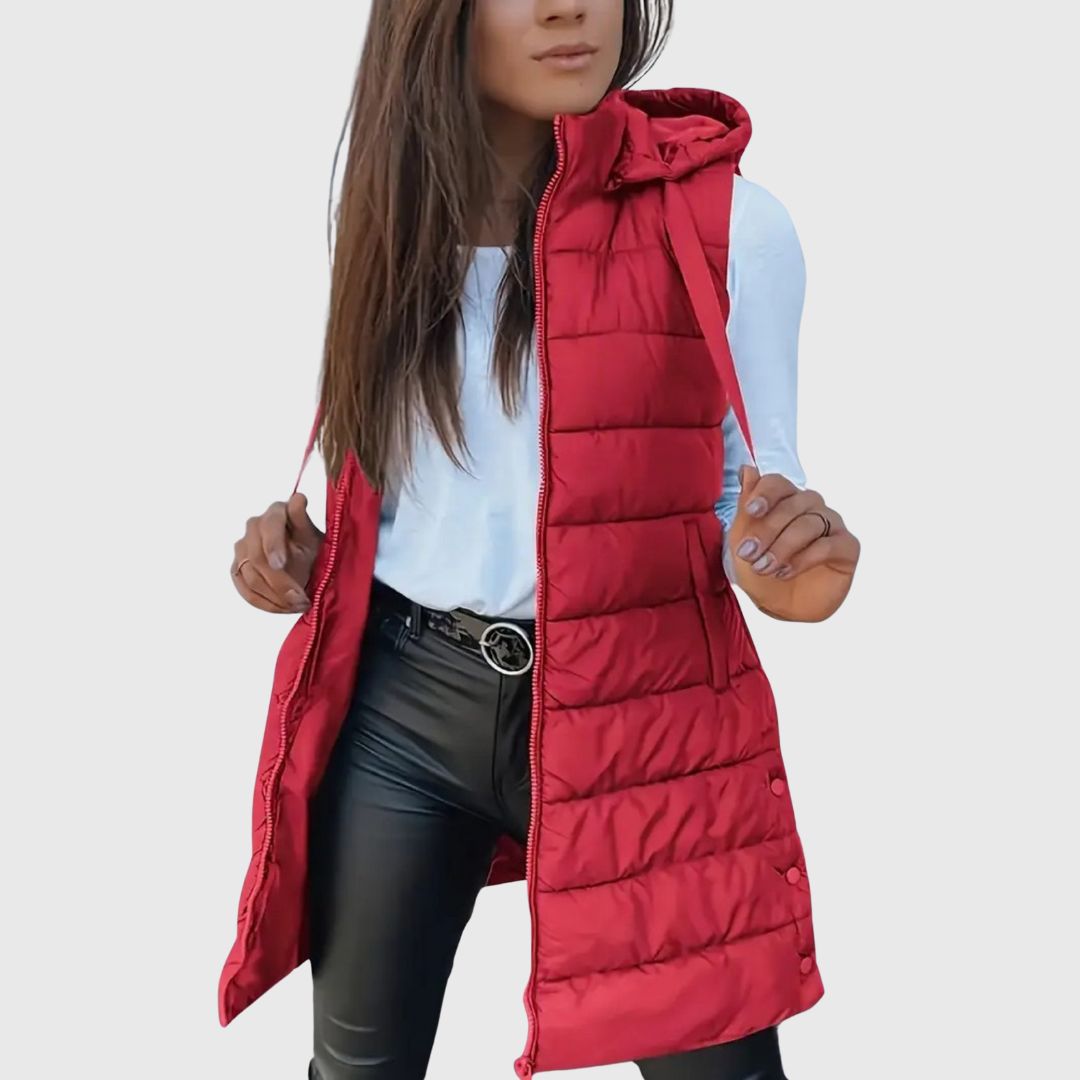 CLARISSA™ | Hooded Puffer Vest - Maison Léa &amp; Lou