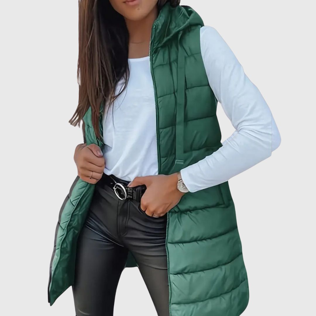 CLARISSA™ | Hooded Puffer Vest - Maison Léa &amp; Lou