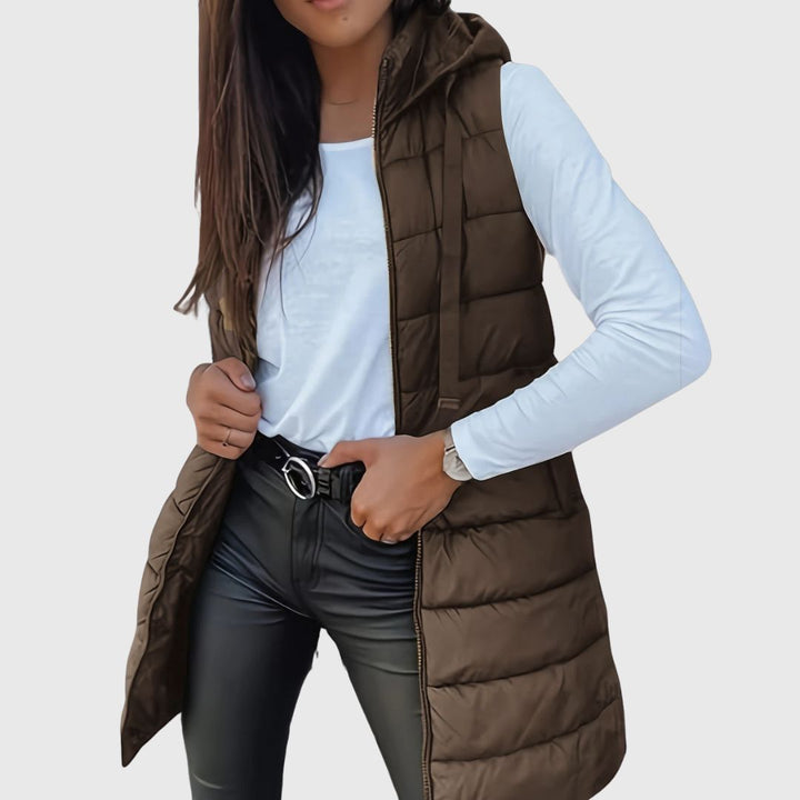 CLARISSA™ | Hooded Puffer Vest - Maison Léa &amp; Lou