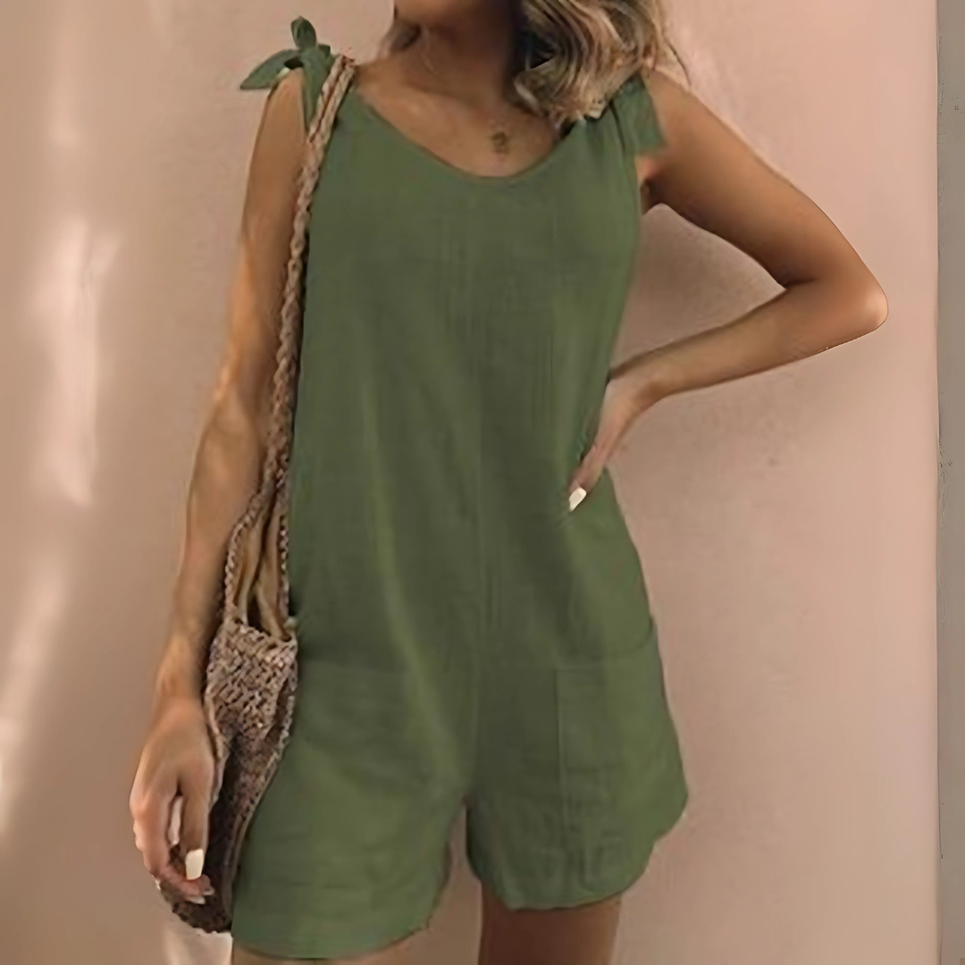 LILA™ – Casual One Piece Sleeveless Playsuit - Maison Léa &amp; Lou