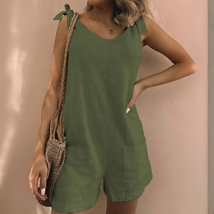LILA™ – Casual One Piece Sleeveless Playsuit - Maison Léa &amp; Lou