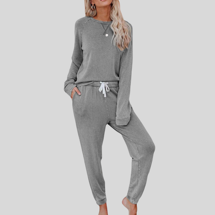 JOCELYN™ - Casual Long Sleeve and Sweatpants Set - Maison Léa &amp; Lou