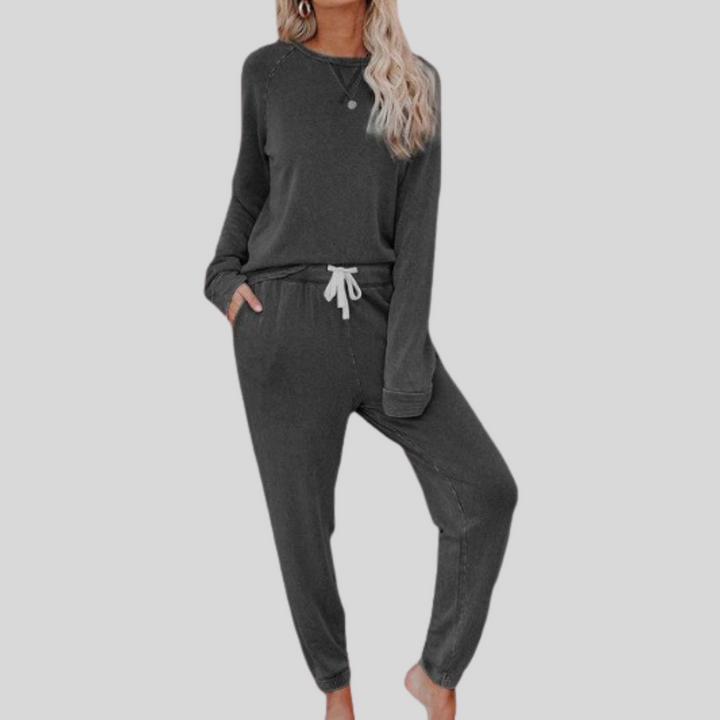 JOCELYN™ - Casual Long Sleeve and Sweatpants Set - Maison Léa &amp; Lou