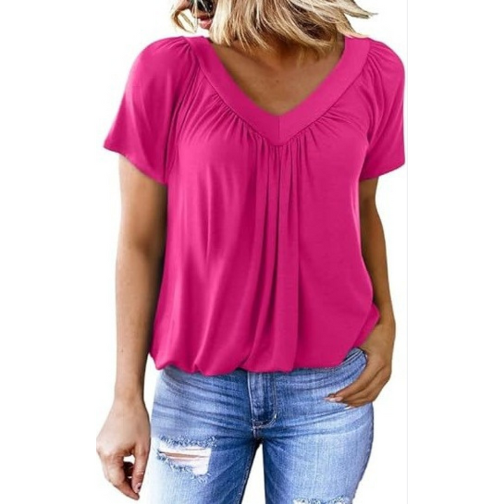 KATHLEEN™ - Casual V-Neck Top - Maison Léa &amp; Lou