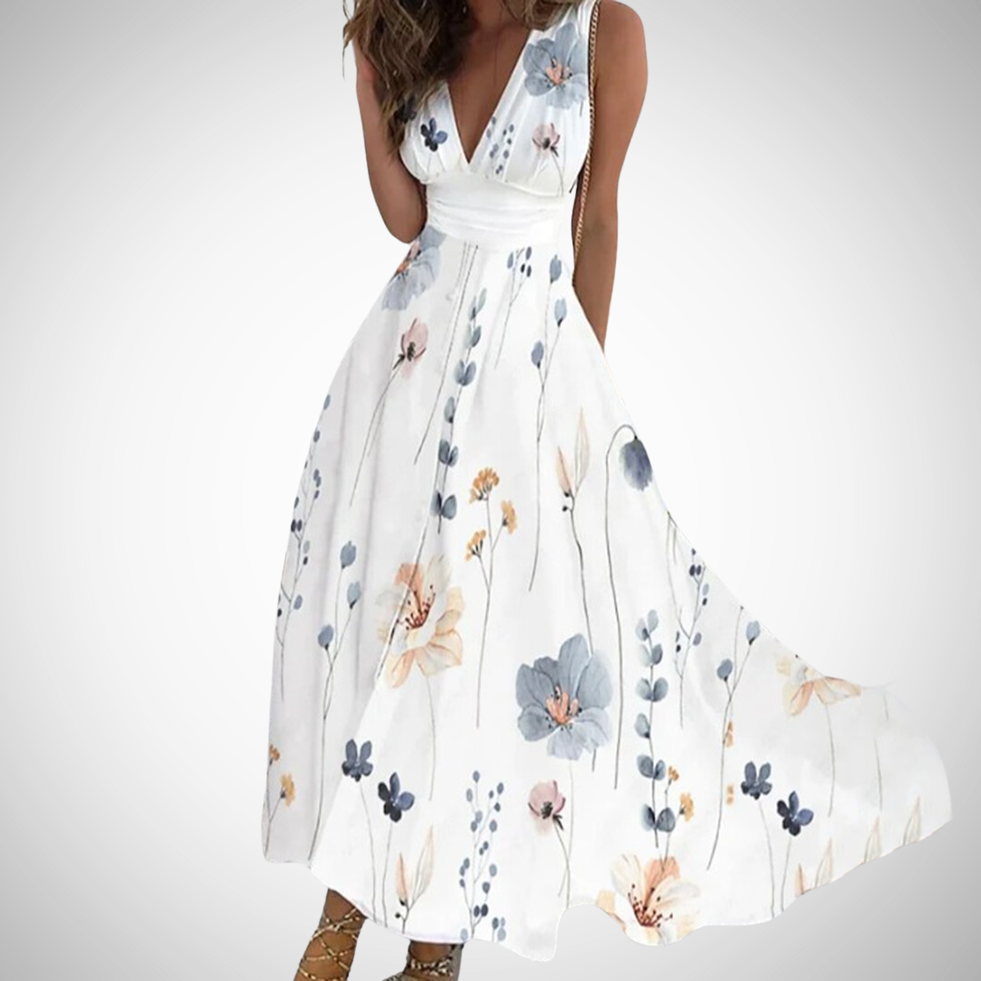 MIRIANNE™ - Timeless Floral Maxi Dress - Maison Léa &amp; Lou