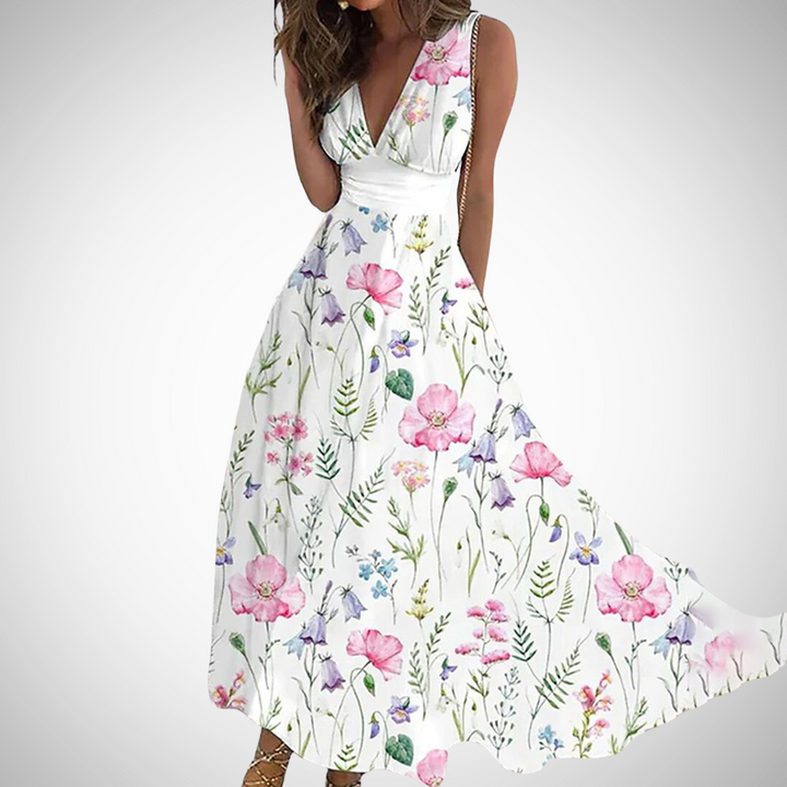 MIRIANNE™ - Timeless Floral Maxi Dress - Maison Léa &amp; Lou